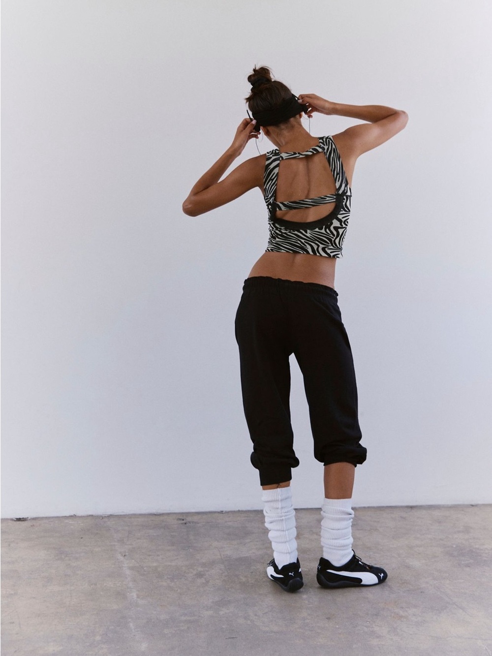 FP Movement by Free People Flutter Black Crop Joggers - Picture 2 of 6